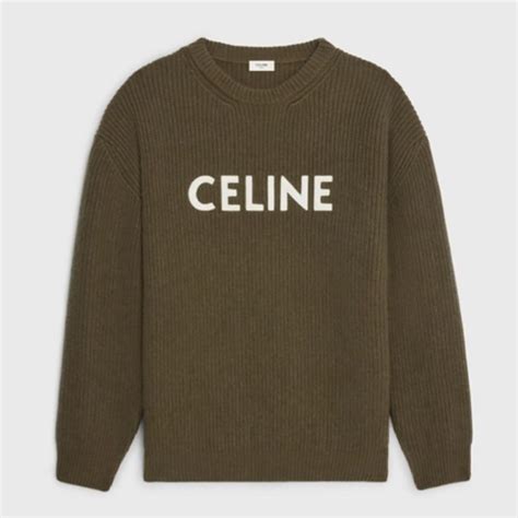 celine green sweater|celine t shirt women's.